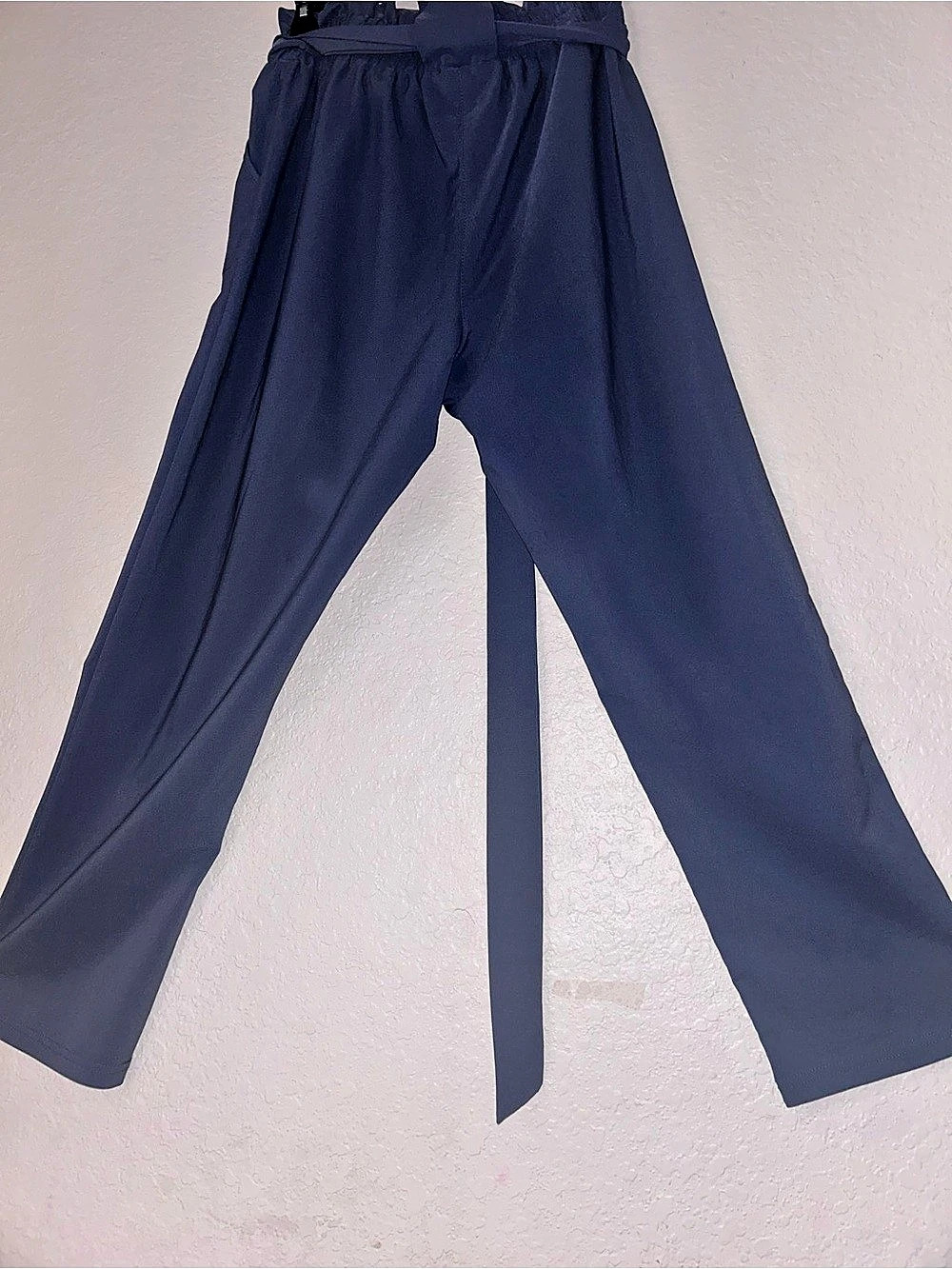 Wide Leg Pants in Blue Like New - Picture 4 of 5